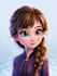 create a cute disney cartoon illustration