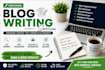 write SEO friendly blog posts and articles