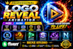 create a 3d logo intro reveal animation video