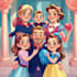 draw a family in disney style