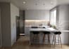 create a 3d kitchen design and realistic render