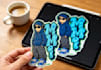 make a cool custom sticker design