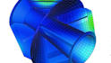 do static stress, fatigue, von mises and thermal temperature fea analysis