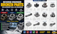 reverse engineer broken machine parts, replacement component cad and 3d drawings