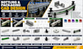 bottling line guide rails, packaging cad, machine brackets and replacement parts