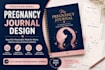 design pregnancy journal, baby memory book and keepsake workbook