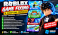 fix bugs roblox game, lua scripter, obbies, tycoon,  map fix, roblox combat sys