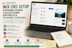 fix and set up wix cms dynamic pages, collections and datasets