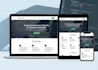 develop a modern, responsive website using HTML, CSS, and javascript