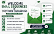 setup welcome email sequence automation customer onboarding campaign