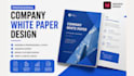 write and design professional company white paper