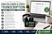 trancribe audio and video
