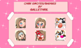 make affordable custom emotes and badges for you