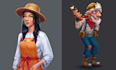 create premium stylized character design