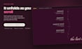 design an immersive animated website with custom scroll animations