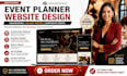 squarespace event planner website holiday party corporate event website