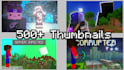 make minecraft youtube thumbnails no ai