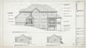 draft house permit drawings and architectural floor plan