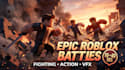 create epic roblox fighting cinematic action