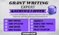 write a professional grant proposal and grant application