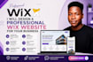 build wix website design, wix website redesign or wix web design