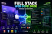 website development as full stack web developer, front end, backend developer