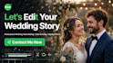 create a beautiful cinematic wedding highlight video