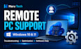 troubleshoot and fix windows PC problems remotely