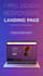 design and code modern html landing page