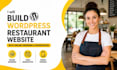 build wordpress restaurant website with online reservations