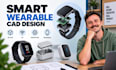 create smart wearable device, iot enclosure, cad modeling and product prototype