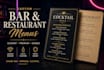 design restaurant menu bar menu cafe menu and digital menu board