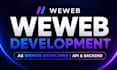 weweb development as a weweb developer api backend