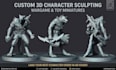 do 3d character sculpting zbrush modeling