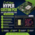 design hyper custom pcb, layout, esp32,schematic design, gerber in kicad