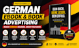 do german ebook promotion , german book promotion using german amazon ads