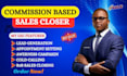 commission based b2b sdr  sales representative appointment setting cold calling