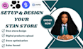 setup stanstore digital product store and sales funnel