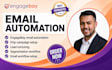 setup engagebay email automation drip campaign lead nuturing segmentation flow