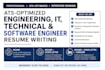 write an ats engineering, IT, technical, and software engineer resume