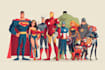 draw comic book illustration, comic super hero character