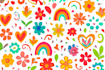 design colourful repeat patterns