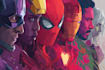 make super hero character design illustration