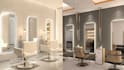 do elegant beauty salon spa nail salon interior with 3d rendering