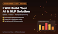 develop ai applications using python flask and nlp models