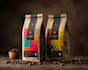 create a coffee bag, packaging and label sticker design