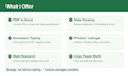 do excel data entry, pdf to excel and spreadsheet cleanup