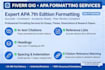 format apa 7th citations and references professionally