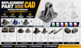 replacement part cad, reverse engineering broken machine and fabrication drawing