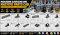 packaging machine replacement part, guide rail 3d cad and bottling line brackets